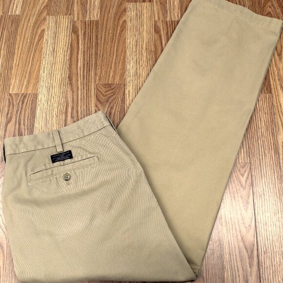 Banana Republic Other - 38x32 BANANA REPUBLIC EMERSON CHINO 100% COTTON PANTS TAN/ KHAKI Sz 38W x 32L